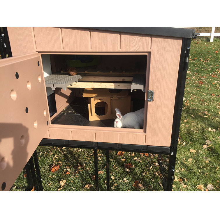 K9 Kennel Weather Resistant Rabbit Hutch with Ramp Wayfair